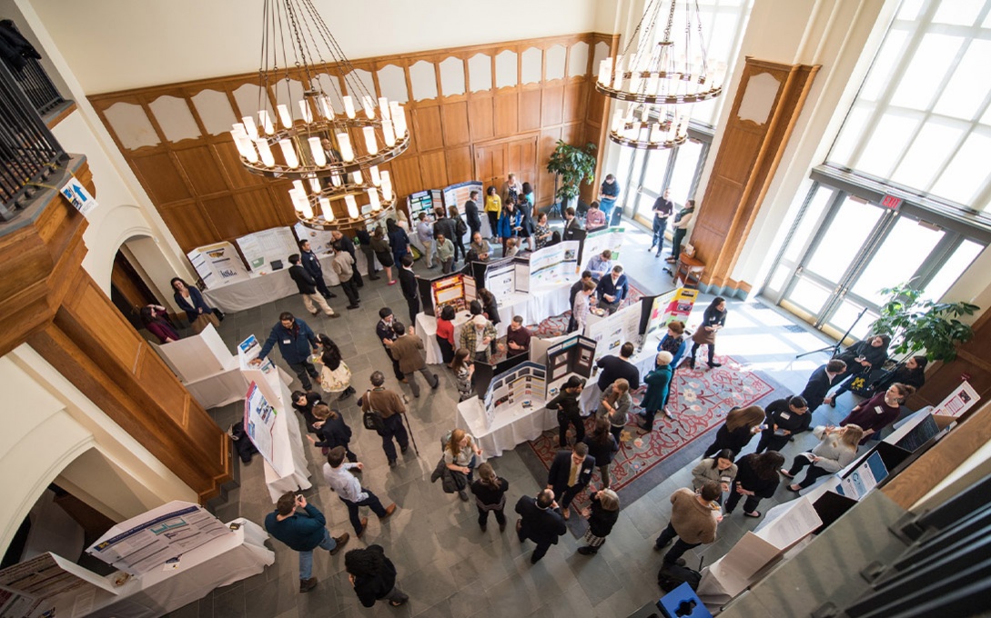 Photo of the Great Hall from the 2nd floor balcony