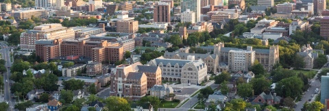 U-M Central Campus from above