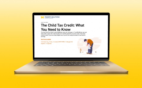 Poverty Solutions Child Tax Credit portal