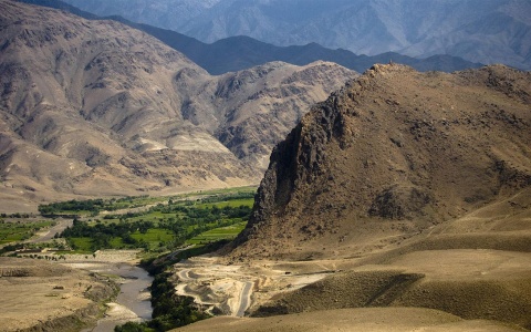 Landscape in rural Afghanistan