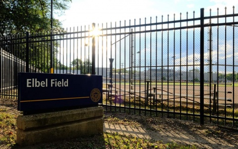 Elbel Field sign