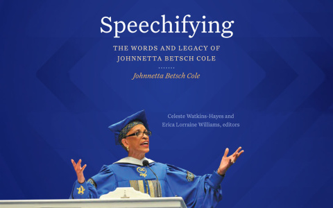 Speechifying Book Cover featuring Dr. Cole