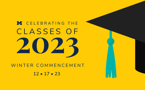Celebrating the Classes of 2023 Winter Commencement 12/17/23