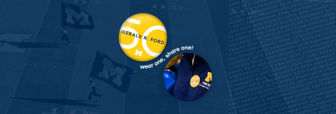 Wear one, Share one! Images of the button and someone wearing it