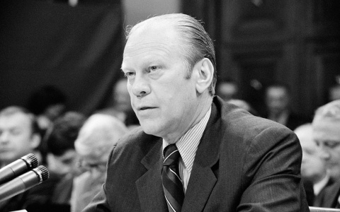 Gerald R. Ford at the Nixon hearing