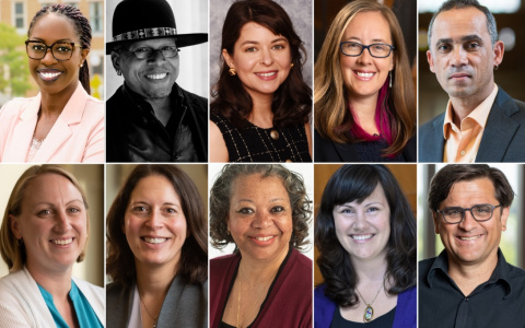 Headshots of faculty featured within this article.