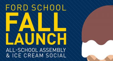Fall Launch: All School Assembly and Ice Cream Social