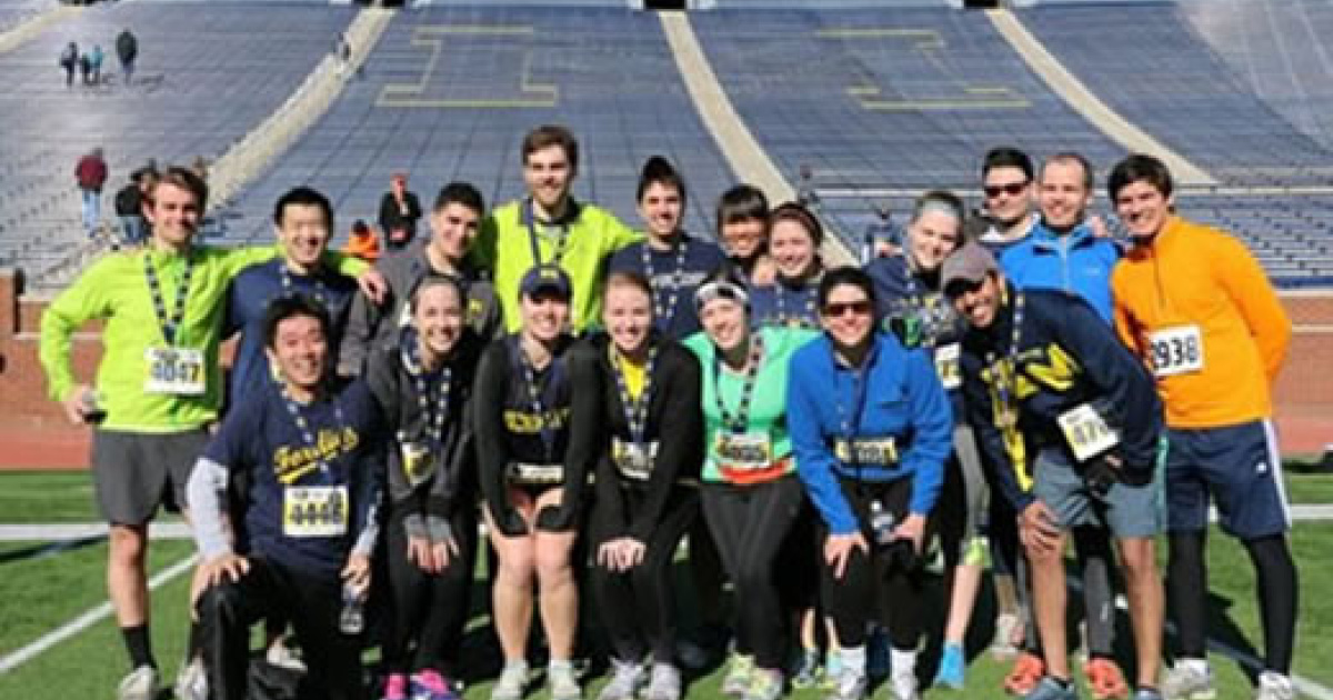 Students and staff run Big House 5K for fun and charity Gerald R