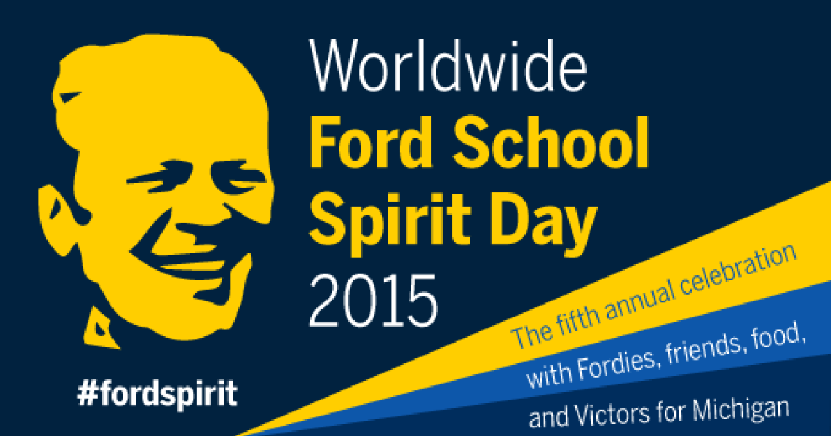 All around the worldfifth annual Worldwide Ford School Spirit Day in